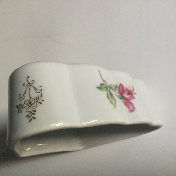 Shafford Japanese hand painted porcelain trinket box lid jar with 2 trinket dish - Picture 5 of 10